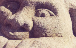 Sandstein fratze