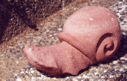 Sandstein schnecke